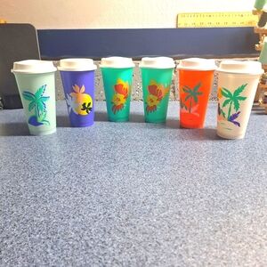 Starbucks "Tropical Summer" Collection 2020, 16oz set of 6